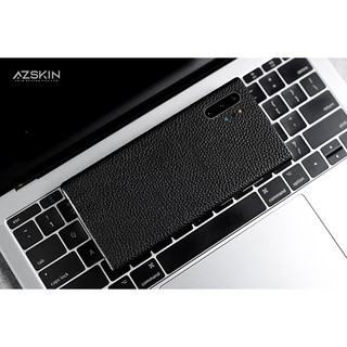 Miếng Dán Da Điện Thoại Galaxy Note 8/9/10/10Plus/Note20/Note20 Ultra | Da Bò Đen Vân Hạt - Da Thật 100%