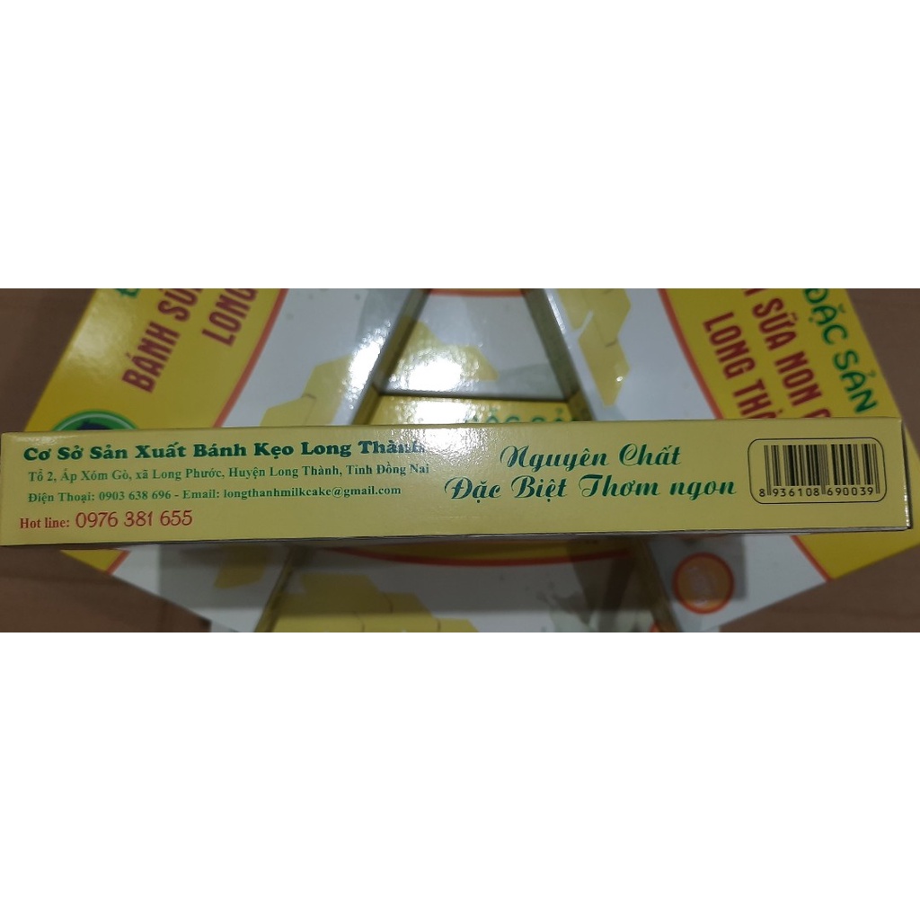 Combo 5 hộp bánh sữa NON nguyên chất MILK CAKE - đặc sản LONG THÀNH Đồng Nai 170gram/hộp