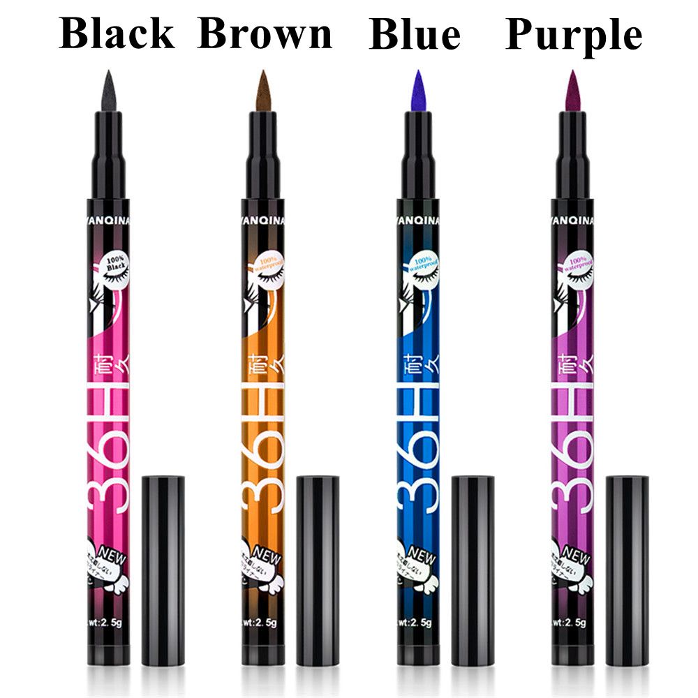 [Hàng mới về] Bút kẻ mắt Borage dạng lỏng chống thấm nước chống dầu không nhòe nhanh khô 4 màu tùy chọn