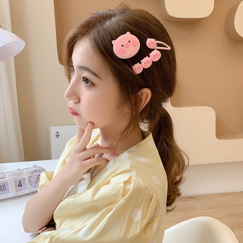 Kẹp tóc hình heo con dễ thương 2022