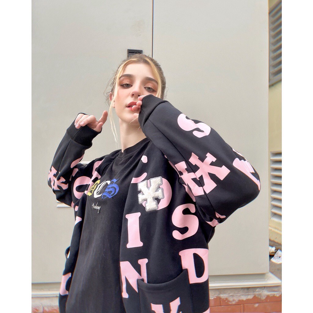 Áo Khoác Print Cardigan Chất Nỉ Form Unisex Nam Nữ Cao Cấp