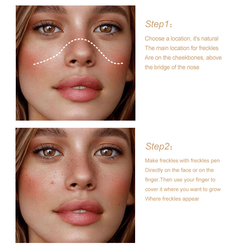 [Hàng mới về] Bút chấm tàn nhang Pudaier chống thấm nước lâu trôi trang điểm tự nhiên