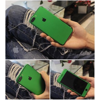 Miếng dán điện thoại iphone màu xanh rêu