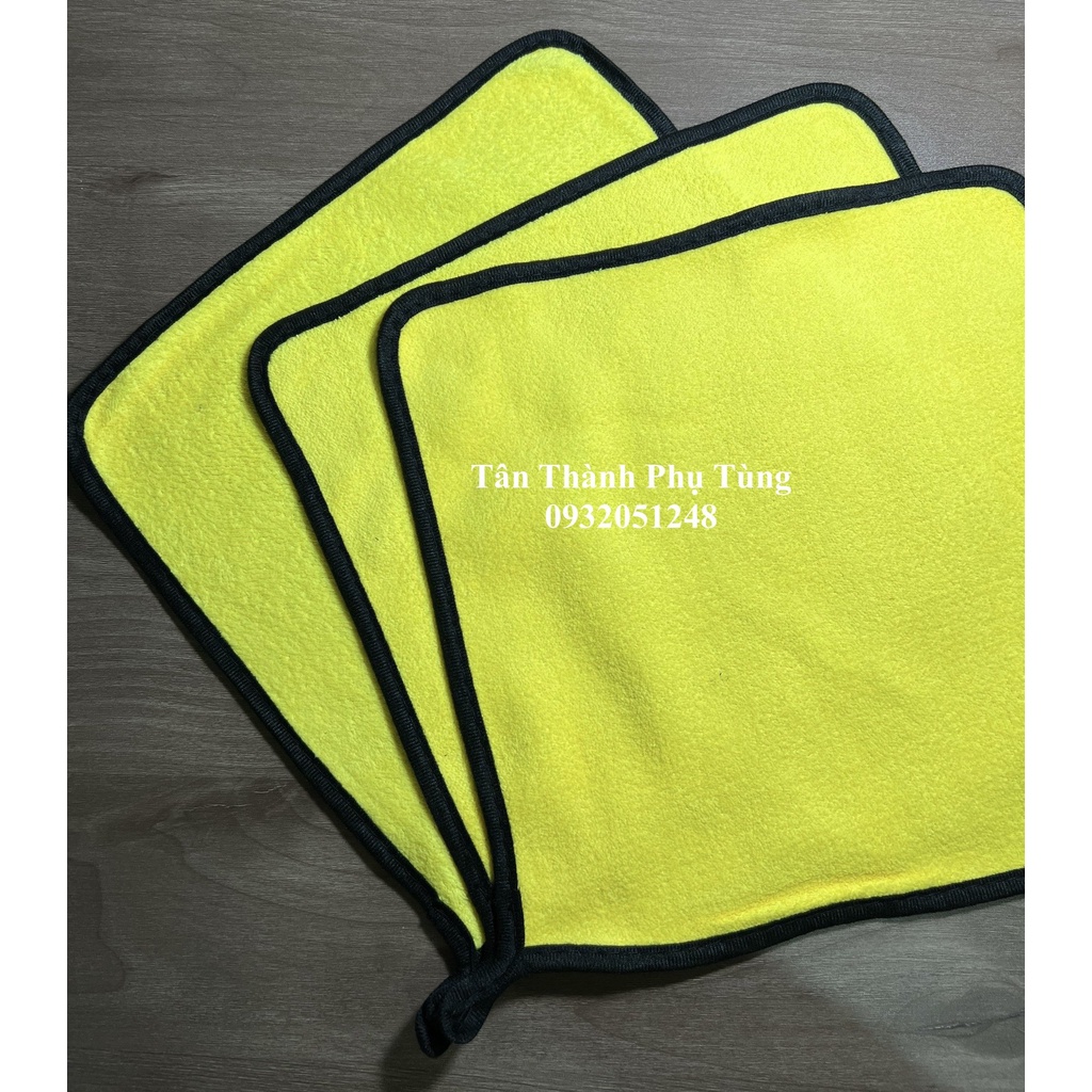 Khăn lau xe máy siêu thấm, mềm, không bụi vải TanthanhPT