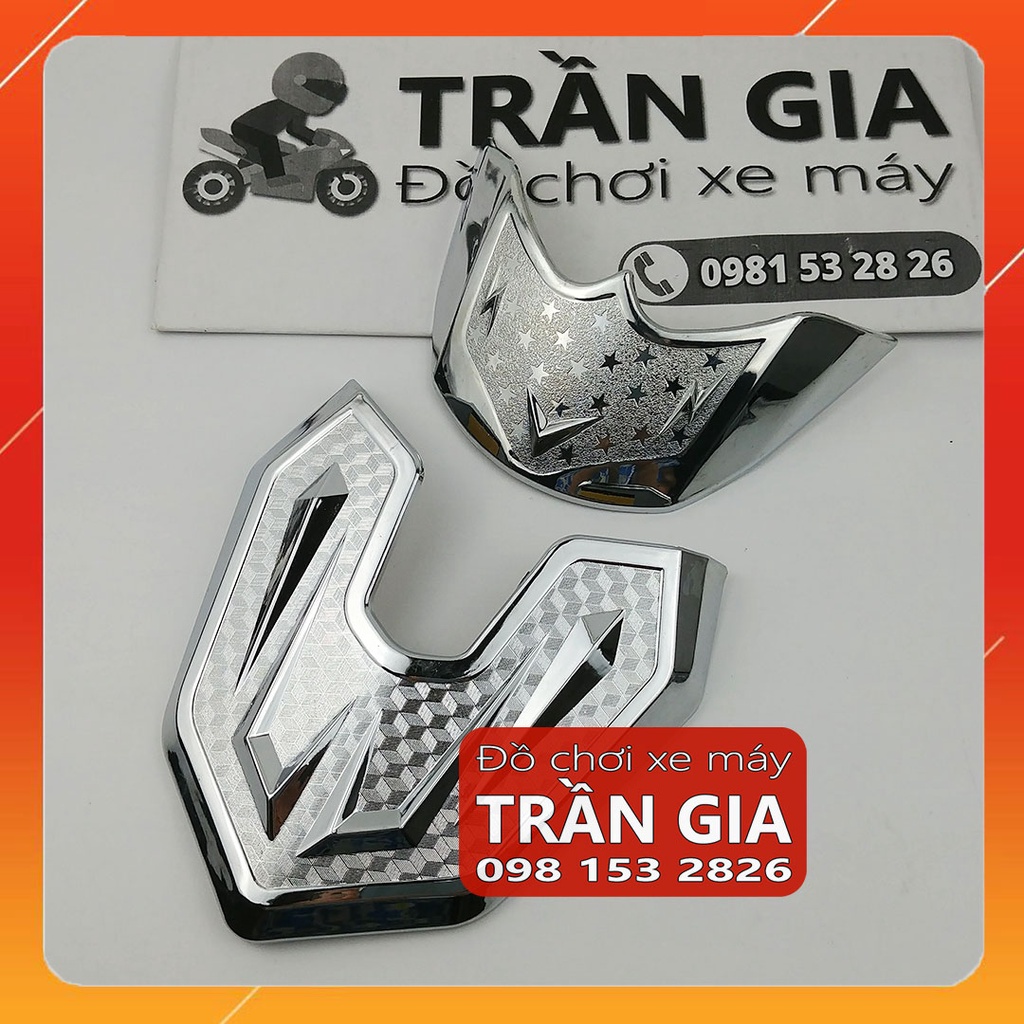 Chỉ mũi dè trước sau xe AB 160 125 năm 2023 2022 inox cacbon ốp mỏ đuôi dè airblade 125cc 160cc chắn bùn air blade