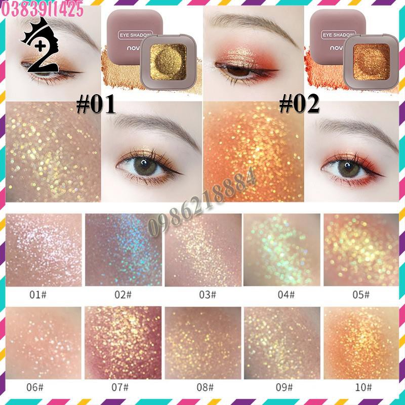 Phấn mắt nhũ lấp lánh Novo Eye Shadow TTP | BigBuy360 - bigbuy360.vn