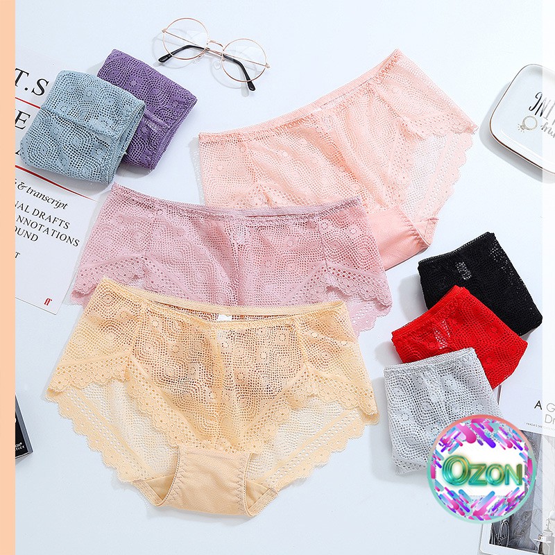 Quần Lót Ren Nữ kháng khuẩn cao cấp - đồ lót sexy gợi cảm ôm dáng không tạo hằn D24D | BigBuy360 - bigbuy360.vn