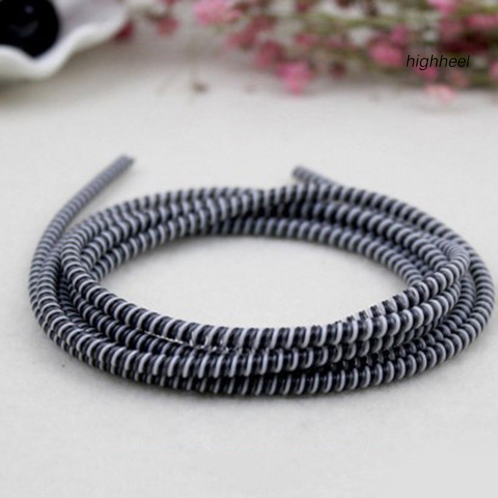 Vỏ Bọc Bảo Vệ Dây Cáp Sạc USB Xoắn Ốc Dài 1.4m Tiện Dụng