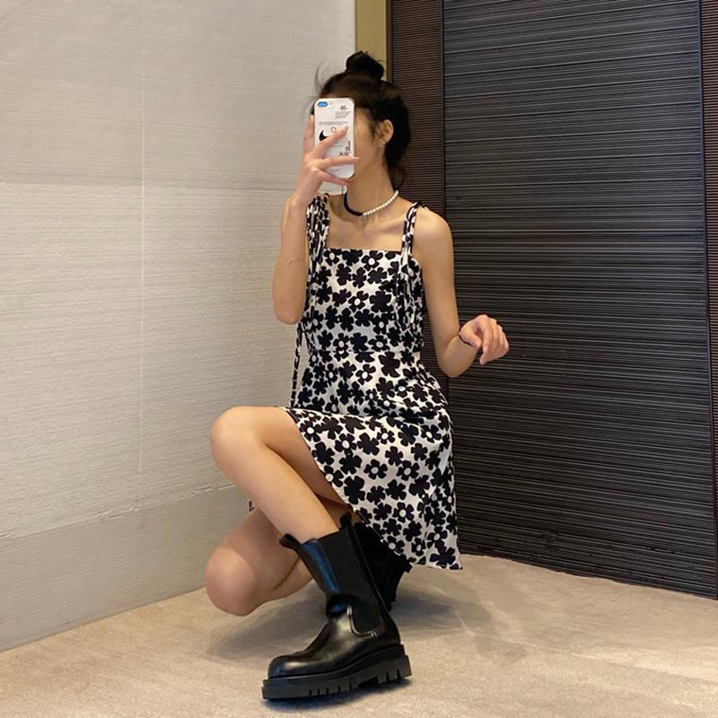 Đầm Hai Dây Họa Tiết Hoa Thời Trang Mùa Hè Quyến Rũ Cho Nữ | BigBuy360 - bigbuy360.vn