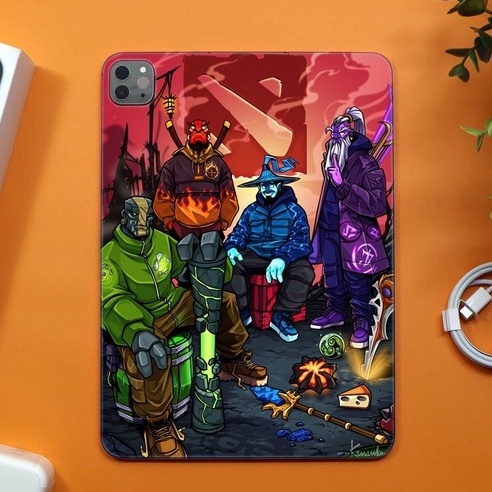 Miếng Dán Skin IPAD In Hình Dota 2 Dành Cho Skin Ipad Pro / Skin Ipad Mini / Ipad Air
