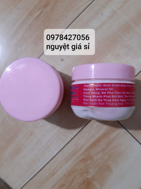 Kem kích trắng da nắp hồng