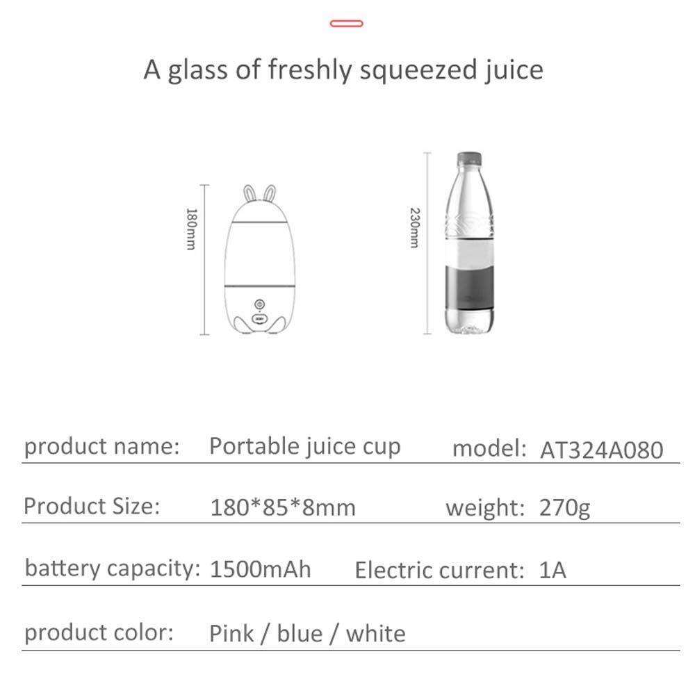 Máy xay sinh tố 2 lưỡi tự động tiện lợi chất lượng cao