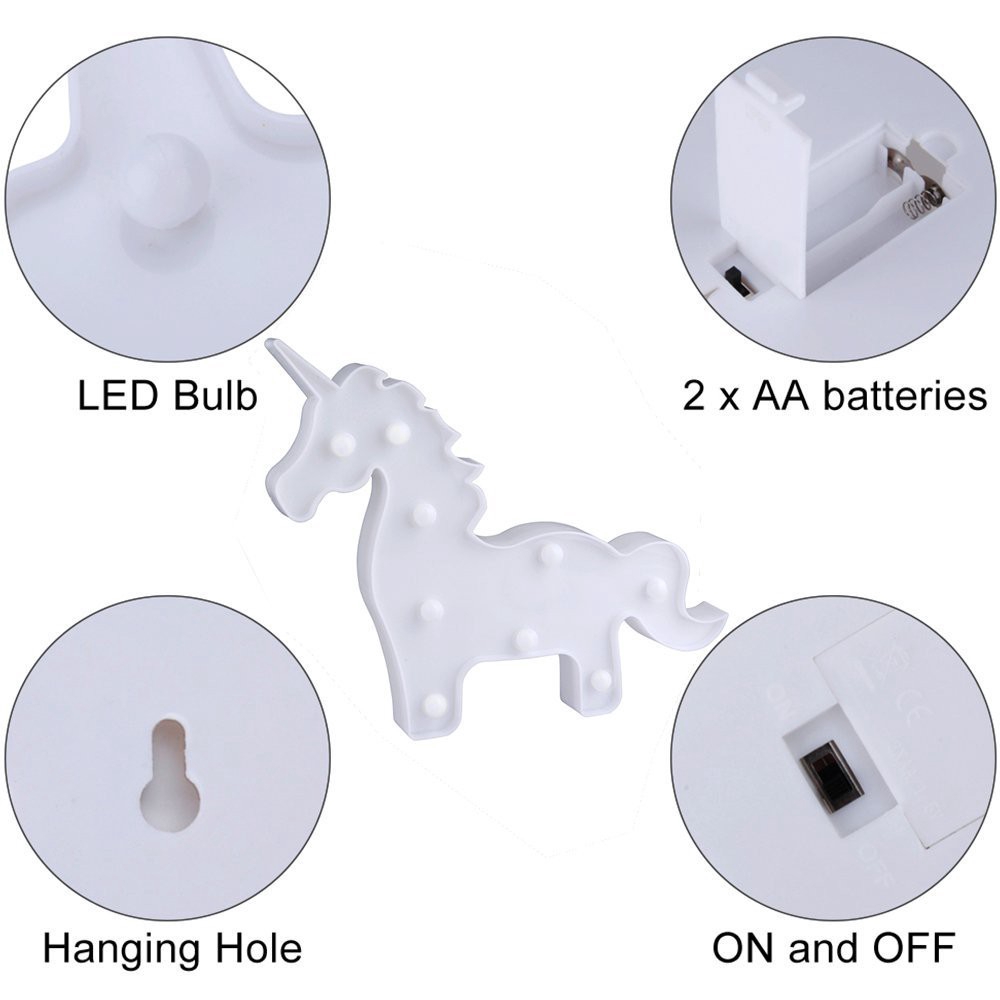 Đèn Led Trang Trí Hình Kỳ Lân Đáng Yêu