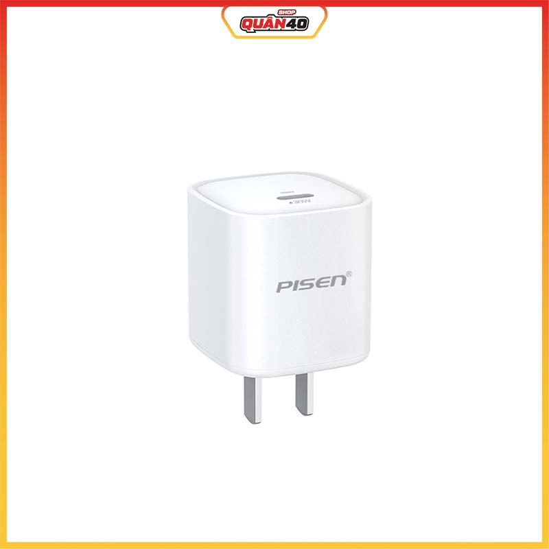 Củ Sạc Nhanh Pisen Quick Ice Crystal PD Công Suất 30W  - Bảo Hành 18 Tháng