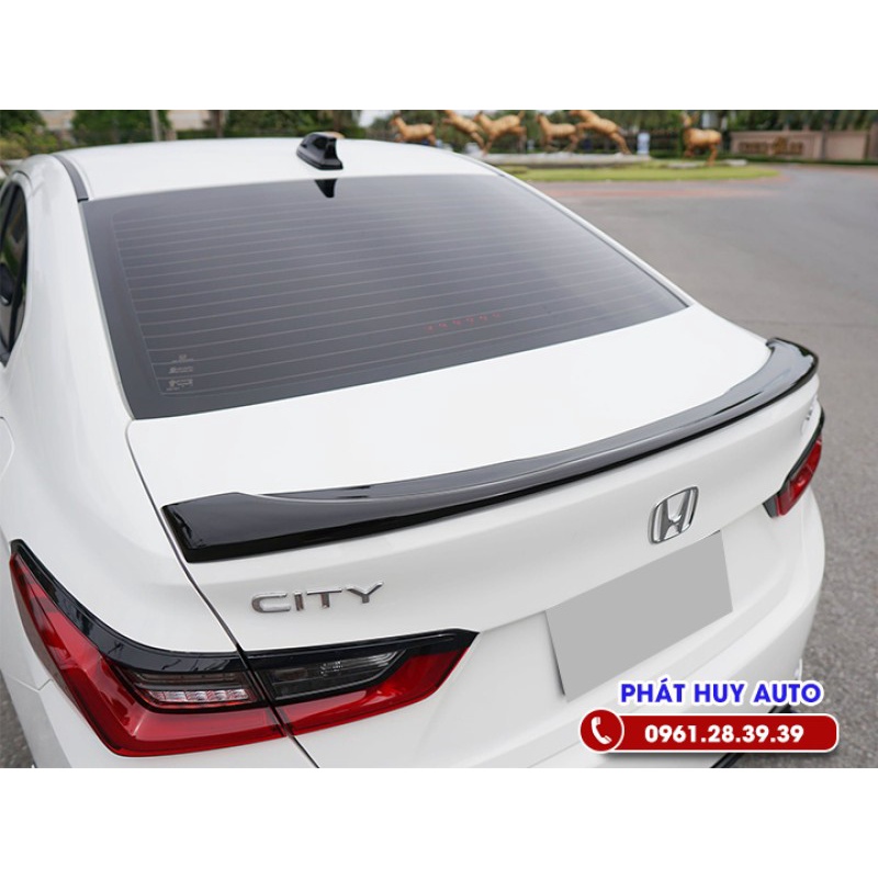 Đuôi gió xe Honda City 2022-2023, 2 mẫu nhựa carbon và hàng mộc chưa sơn