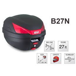 Thùng Givi gắn sau xe máy Tặng kèm đế