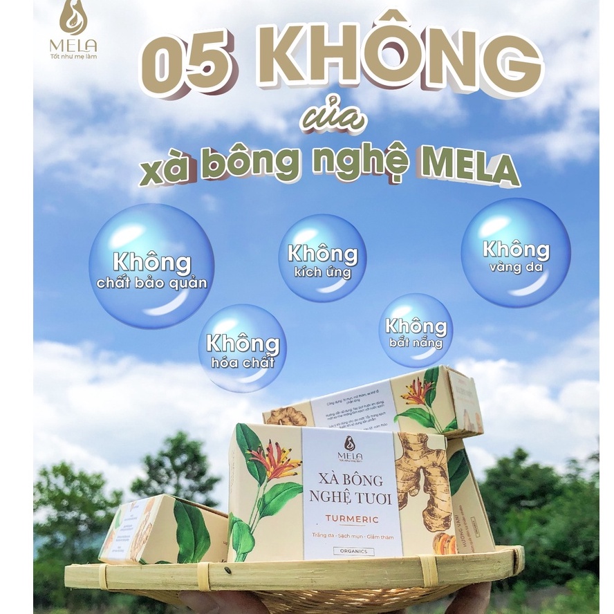 combo sữa rửa mặt + xà bông nghệ MELA giá ưu đãi