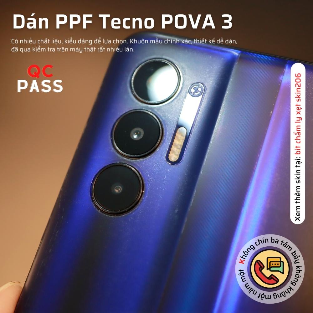 Miếng dán PPF Hydorgen Tecno Pova 3 chính hãng trong, nhám, đổi màu cao cấp