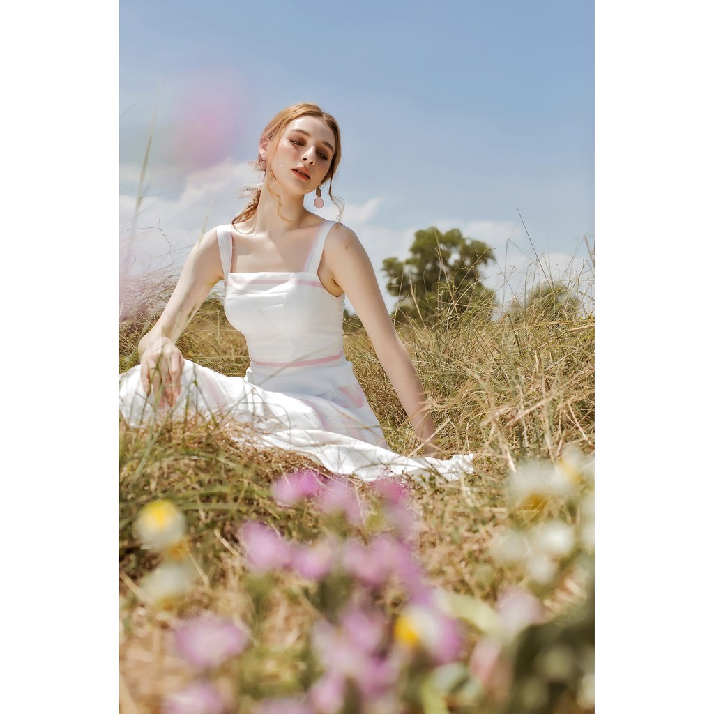 SÒ VINTAGE - FAY Đầm hai dây nhiều tầng | BigBuy360 - bigbuy360.vn