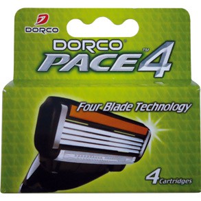 Hộp 4 lưỡi dao cạo râu Dorco PACE 4 ( 4 lưỡi )