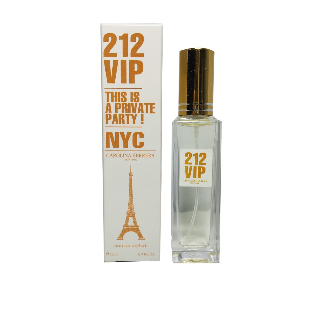 Nước hoa nữ 20ml 212 Vip NYC - xịt thơm body cao cấp