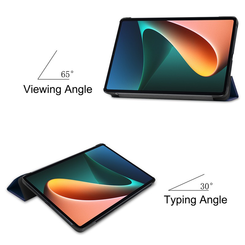 Bao Da Máy Tính Bảng Pu Tích Hợp Giá Đỡ Tự Động Ngủ Thông Minh Cho Xiaomi Mi Pad 5 / Pad 5 Pro 11 "Ốp