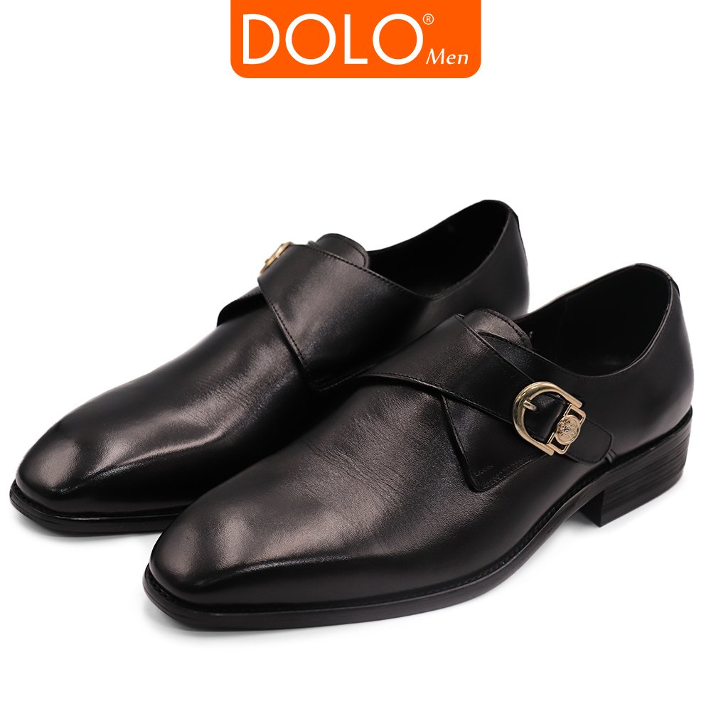 Giày công sở nam có khuy cài phong cách Monk Strap XGM01 DOLOMen - Bảo Hành 12 Tháng