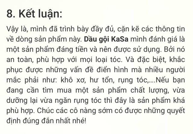 Dầu gội kasa nhật