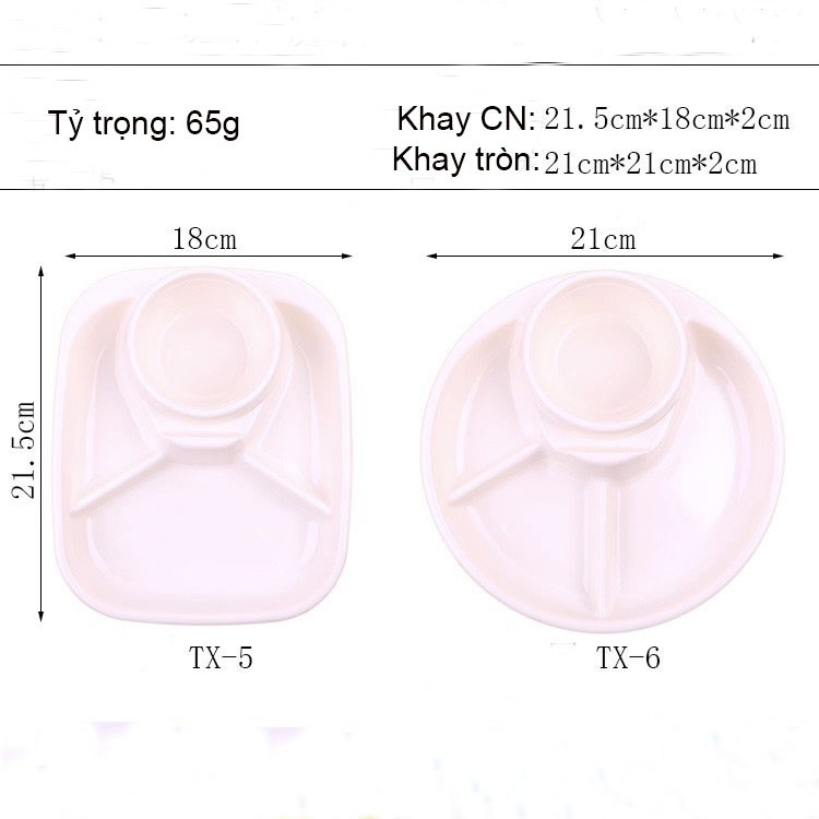 Khay BLW, khay chia ngăn cho bé ăn dặm