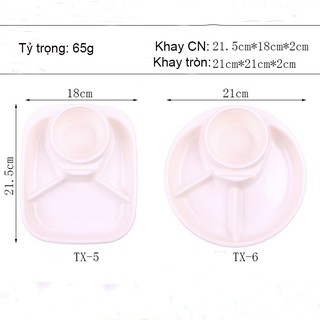 Khay BLW, khay chia ngăn cho bé ăn dặm