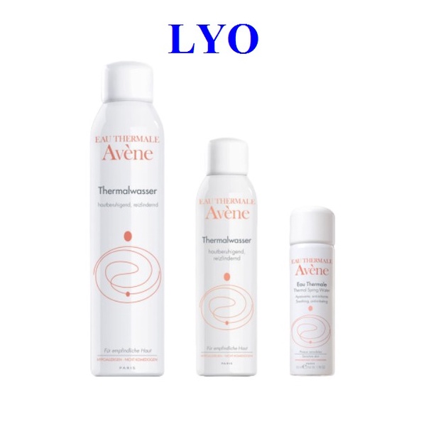 Xịt Khoáng Avene Eau Thermale Avene Cấp Nước, Làm Dịu &amp; Giảm Kích Ứng  50ml - 150ml - 300ml Pháp