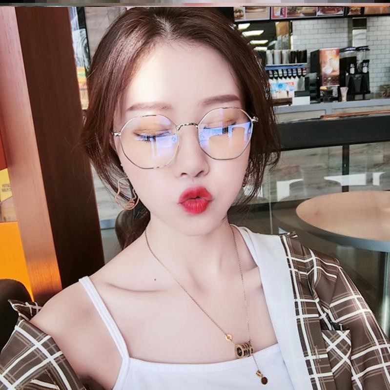 [Sale Sốc - Freeship] Mắt Kính Gọng Phá Cách Chống Bức Xạ Kiểu Dáng Dễ Thương Thời Trang Cho Nam - Nữ Thời Trang