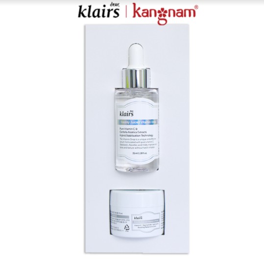 Combo Klairs Vitamin Duo Trial Kit (Klairs Vitamin Drop 35ml + Klairs Vitamin E Mask 15ml)