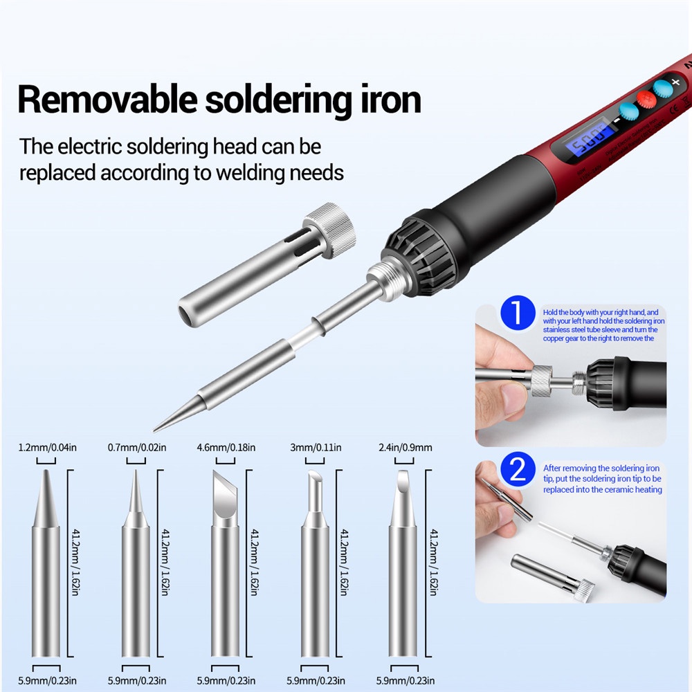 Bút Hàn Điện Thông Minh SL101 60W Hiển Thị Nhiệt Độ
