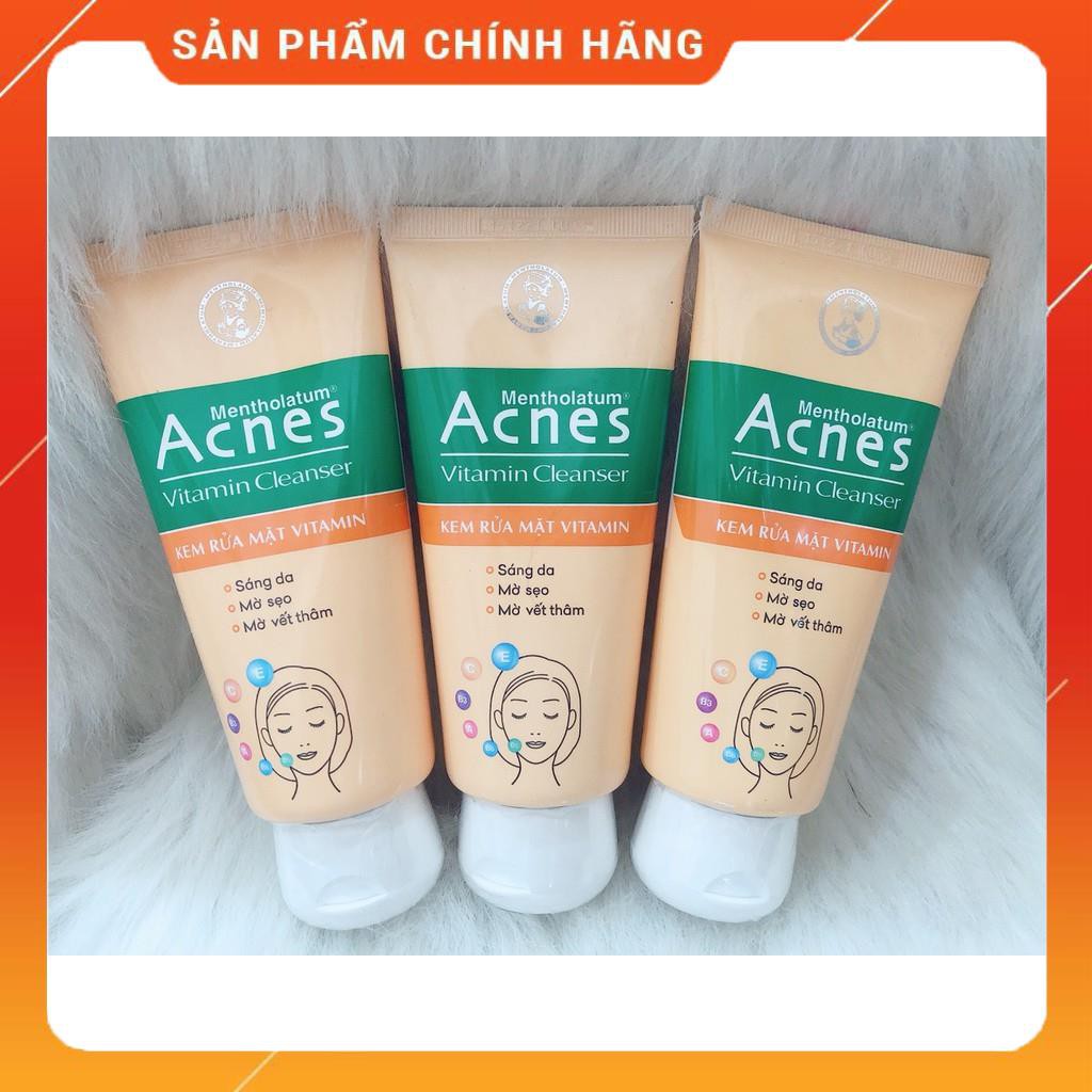 Kem Rửa Mặt Acnes Vitamin Tuýp 100g