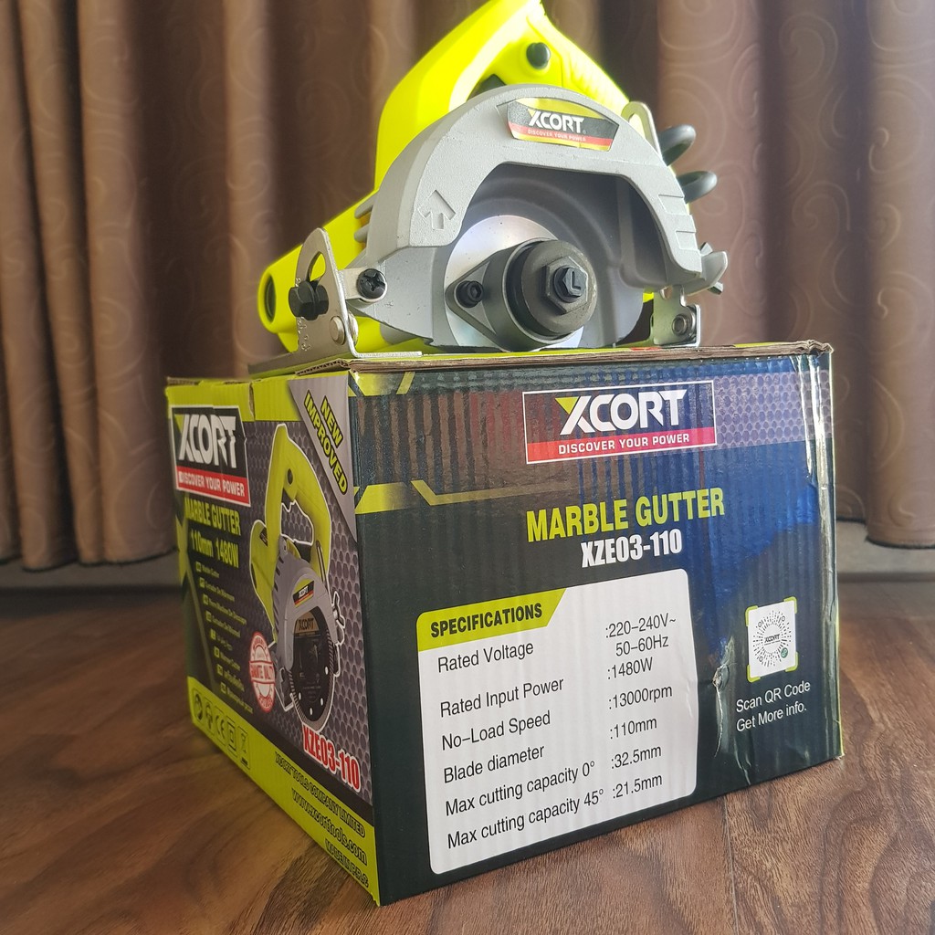 Máy cắt gạch cầm tay XCORT 1480w Tặng kèm lưỡi cắt gạch