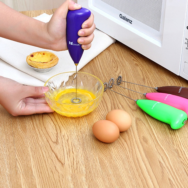 Máy Đánh Trứng Tạo Bọt Sữa Làm Cà Phê Cappuccino Mini 3.3*4.9*21CM