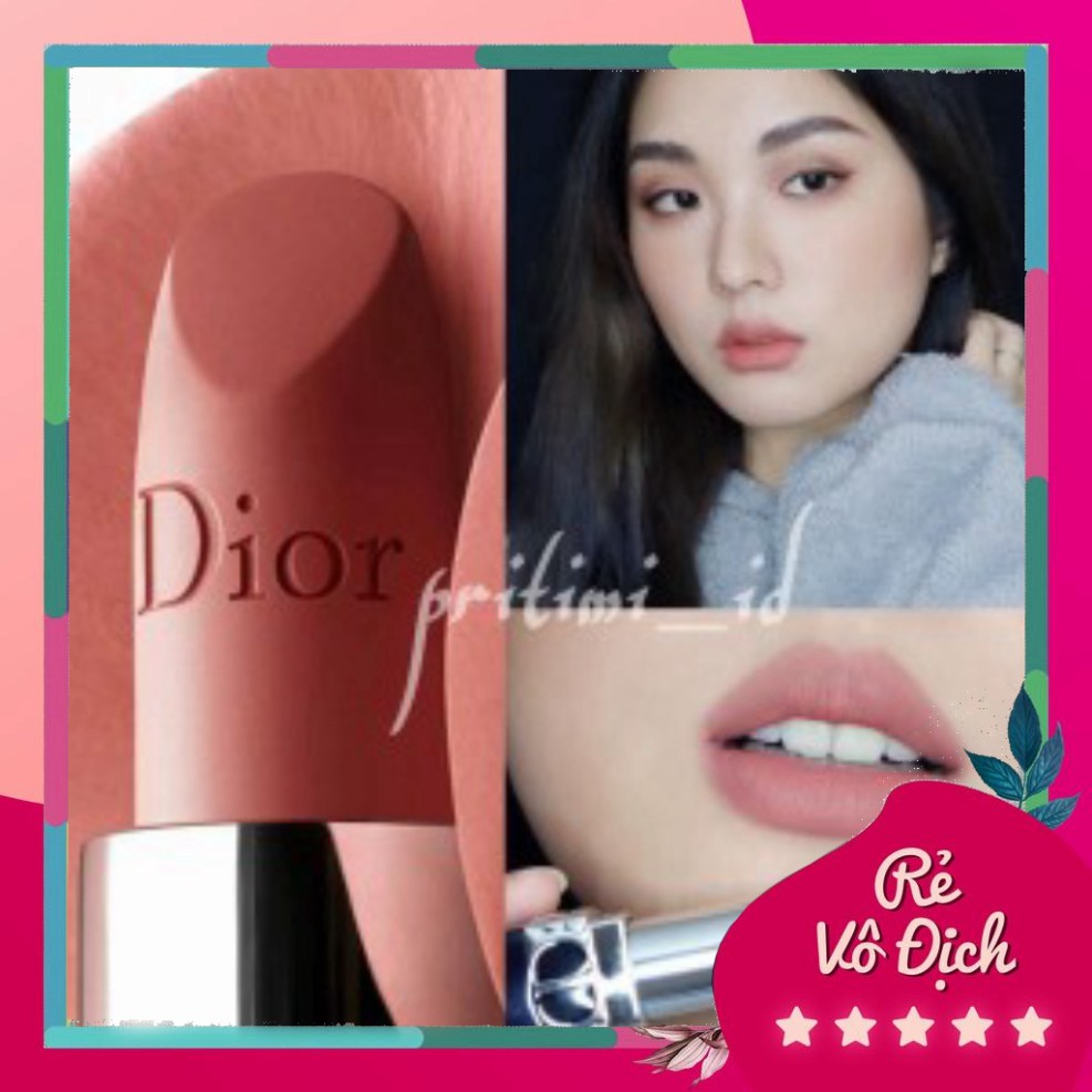 [Bán-Giá-Gốc] [𝘊𝘩𝘪́𝘯𝘩 𝘏𝘢̃𝘯𝘨] Son Dior Limited Rouge velvet (hot new 2021), chất son được bao bọc bằng nhung mịn