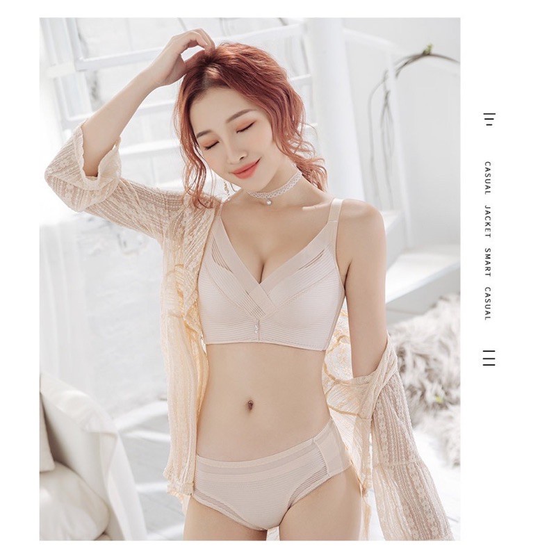 Áo Lót Cao Cấp Bản To Phối Voan Chống Chảy Ngực - LADY