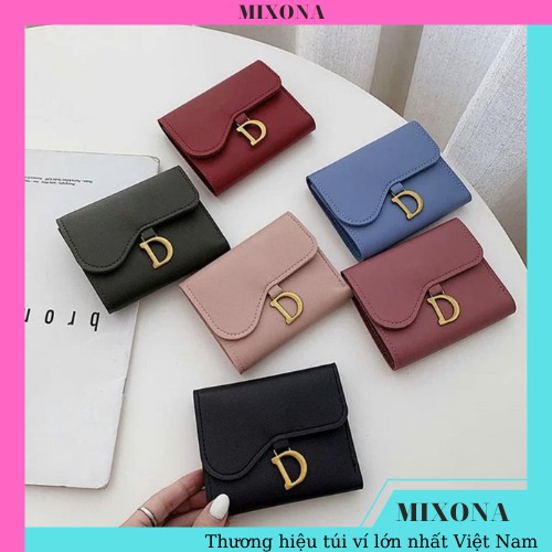 Ví nữ mini cao cấp ngắn cute nhỏ gọn bỏ túi thời trang giá rẻ