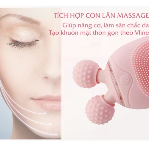 Máy massage rửa mặt mini kết hợp tạo cằm Vline SR-1808A