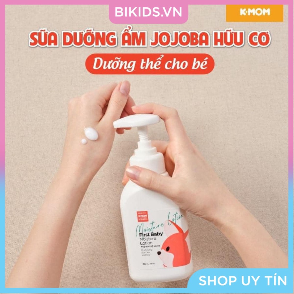 SỮA DƯỠNG ẨM JOJOBA HỮU CƠ CHO BÉ K-MOM 225ml