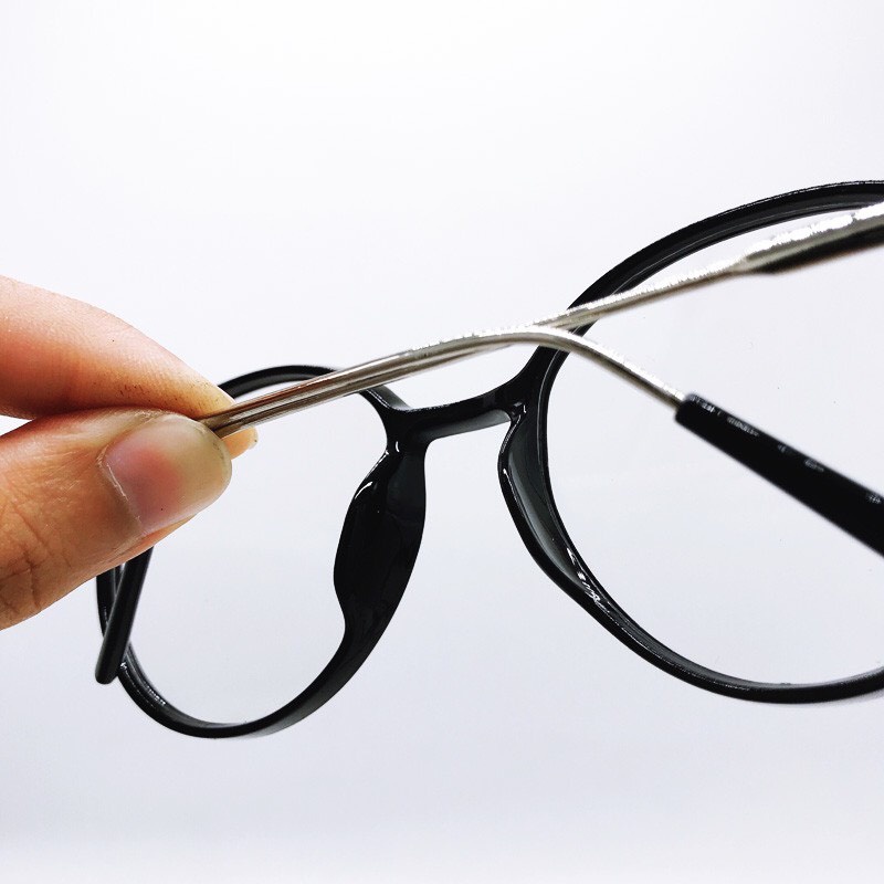 Kính cận kiểu dáng basic thời trang phong cách Hàn Quốc mắt kính không độ chống tia UV EMOJI 075