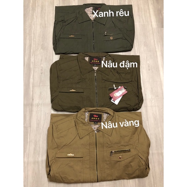 Áo khoác kaki nam Đại hàng xịn