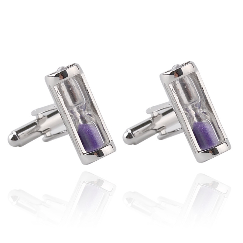 EFAN Khuy Măng Sét Hình Đồng Hồ Cát Harry Potter Tinh Tế Đơn Giản Phối Đồ Vest Cho Nam