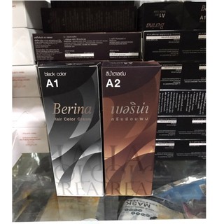 Thuốc nhuộm BERINA hàng thái lan tóc đen A1 và tóc nâu A2