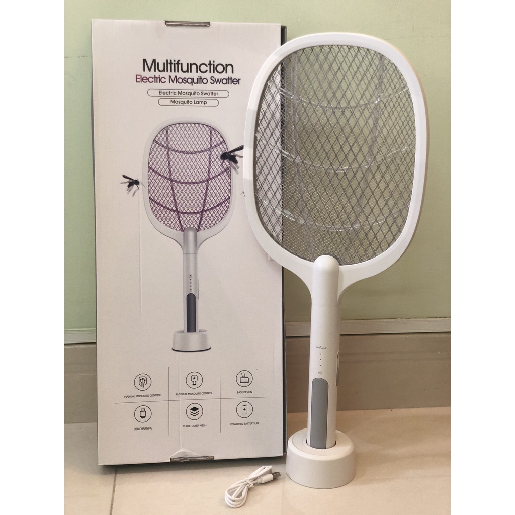 Vợt muỗi thông minh kiêm đèn bắt muỗi Multifunction WD-947