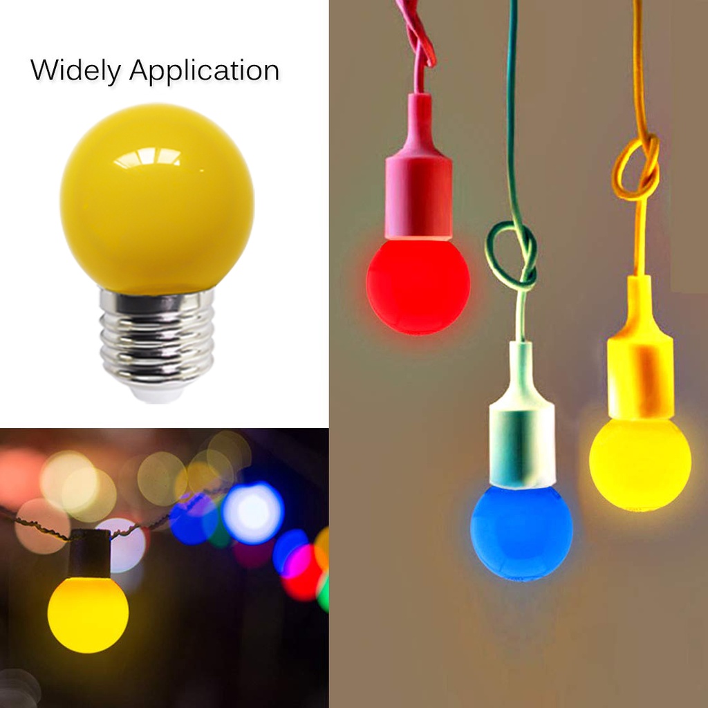 Bóng đèn LED trang trí Giáng Sinh 9 màu 3W E27 220V G45
