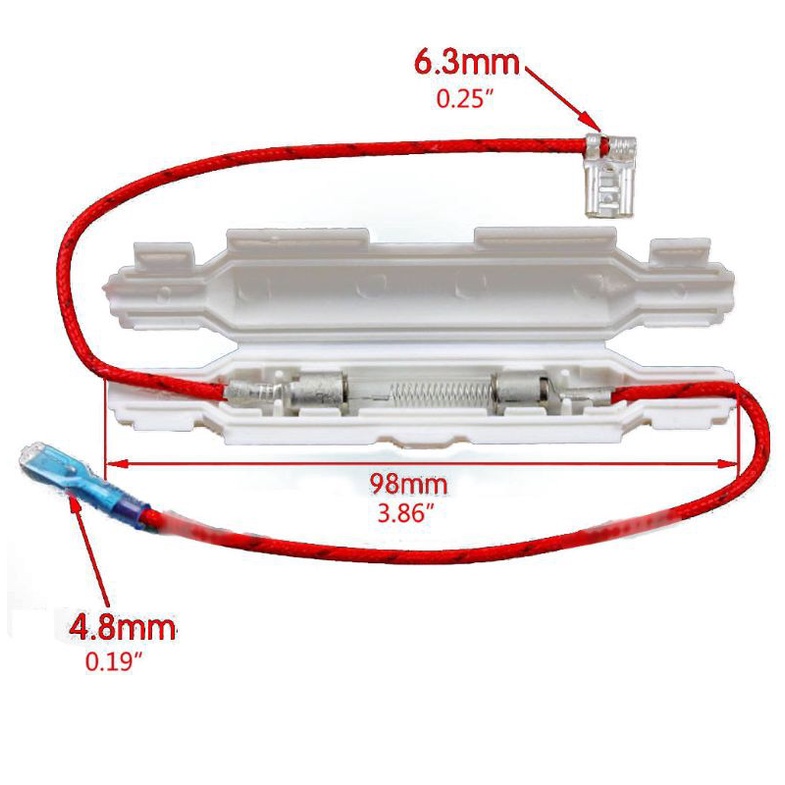 SPMH 5KV 0.85A High Voltage Fuse for Microwave Ovens Universal Fuse Holder Microwave Oven Repair Parts