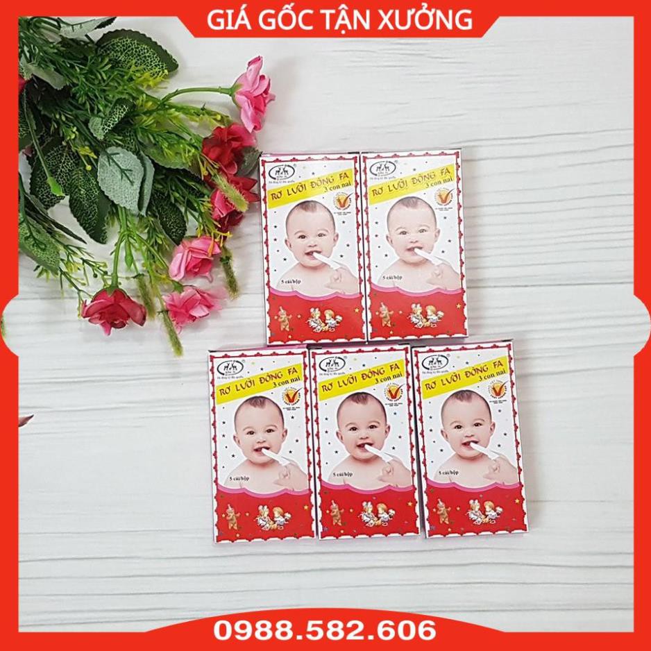 [COMBO] 10 Hộp Gạc/Tưa Lưỡi Đông Fa + 5 Hộp Băng Rốn Đông Fa Cho Bé